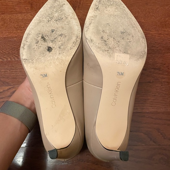 Calvin Klein Nude Heels - Picture 4 of 5